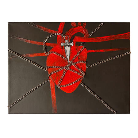 "Kurapika's Heart" - 9x12 Painting